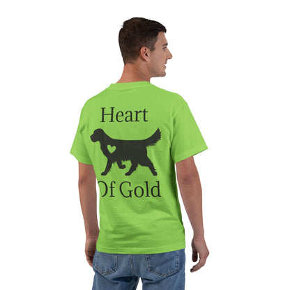 Heart Of Gold Men's Short-Sleeve Crewneck Tee