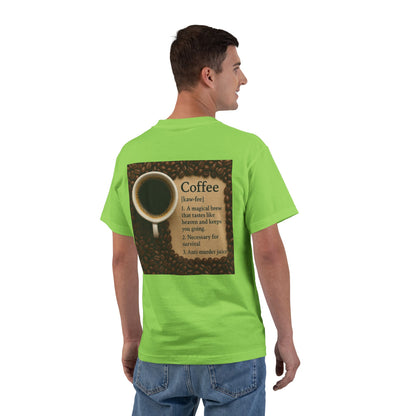 Coffee Definition Men's Short-Sleeve Crewneck Tee