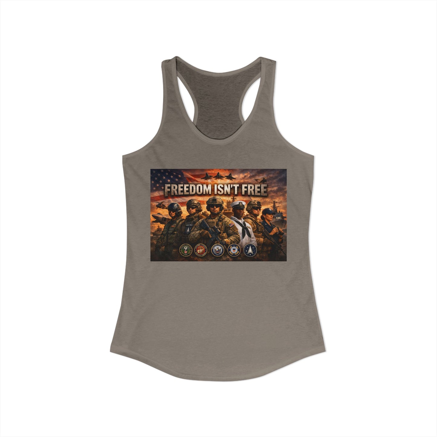 Freedom Isn't Free Women's Racerback Tank