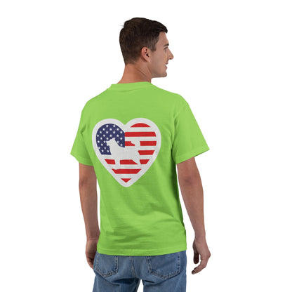 Malamute Flag Men's Short-Sleeve Crewneck Tee
