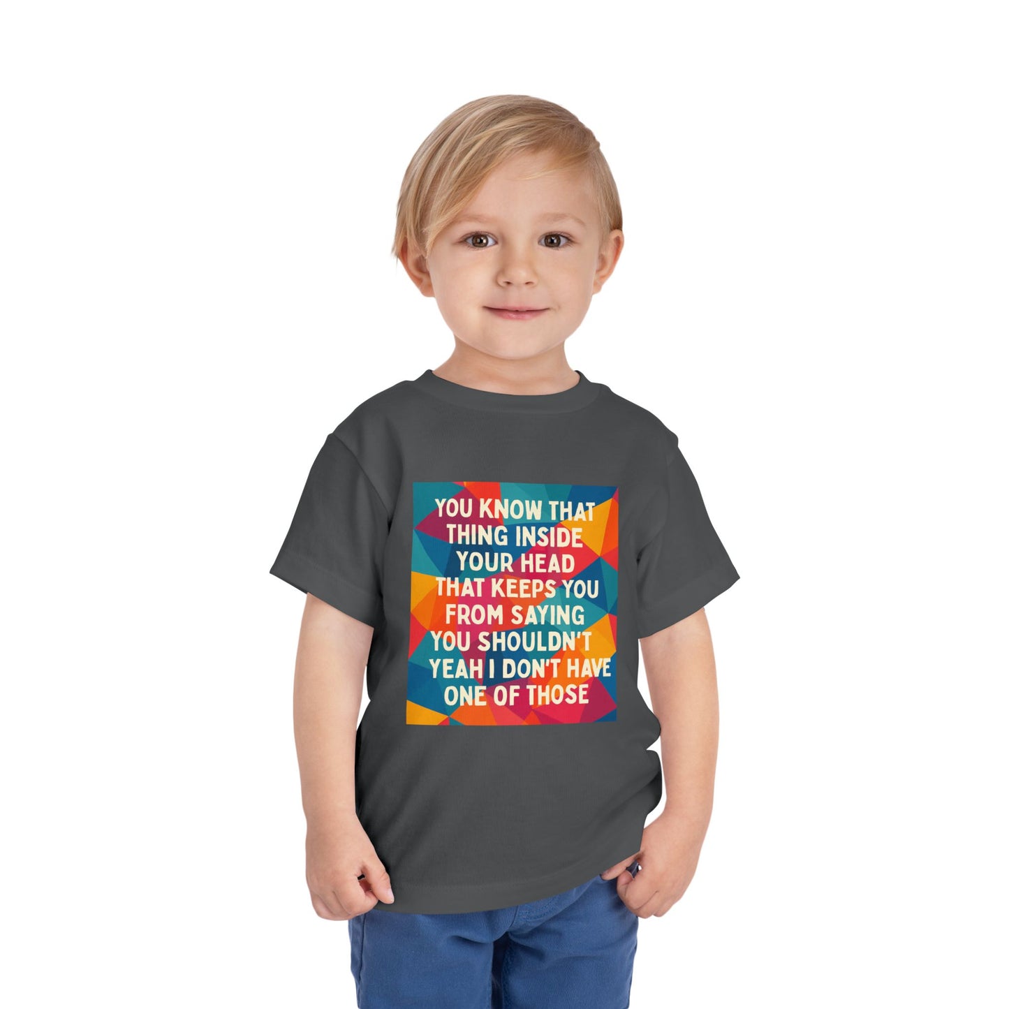 No Filter Toddler Unisex Short Sleeve Crewneck Tee