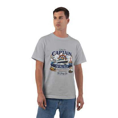 Captain Men's Short-Sleeve Crewneck Tee