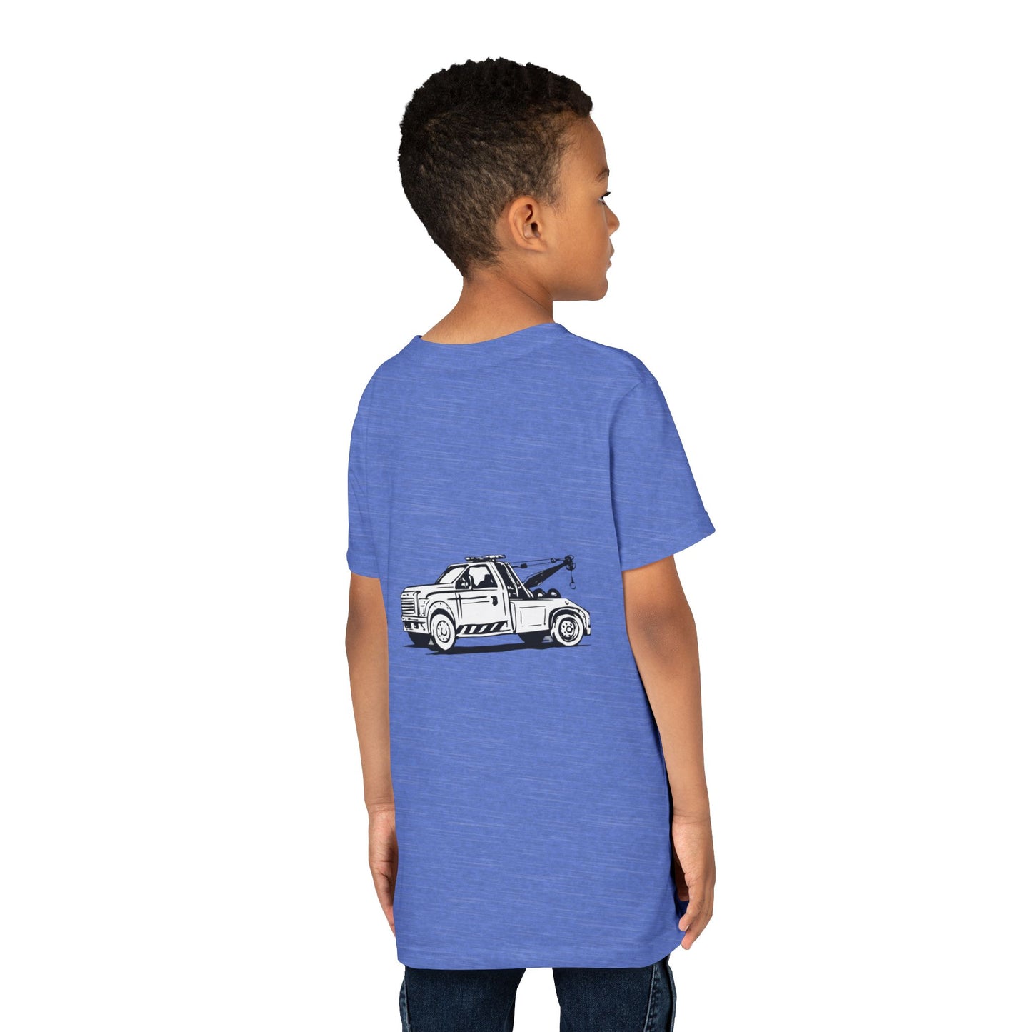 Wheel Lift Tow Truck Youth Unisex Short Sleeve Crewneck Tee