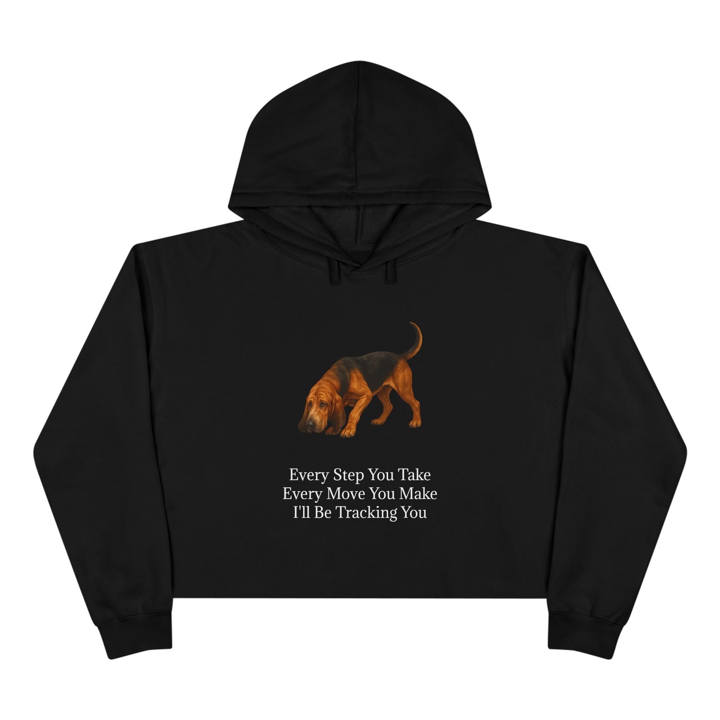 Tracking You Women's Crop Hoodie
