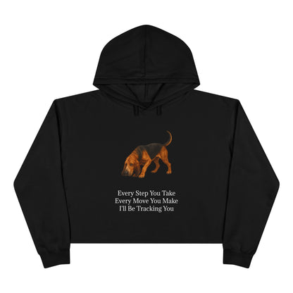 Tracking You Women's Crop Hoodie