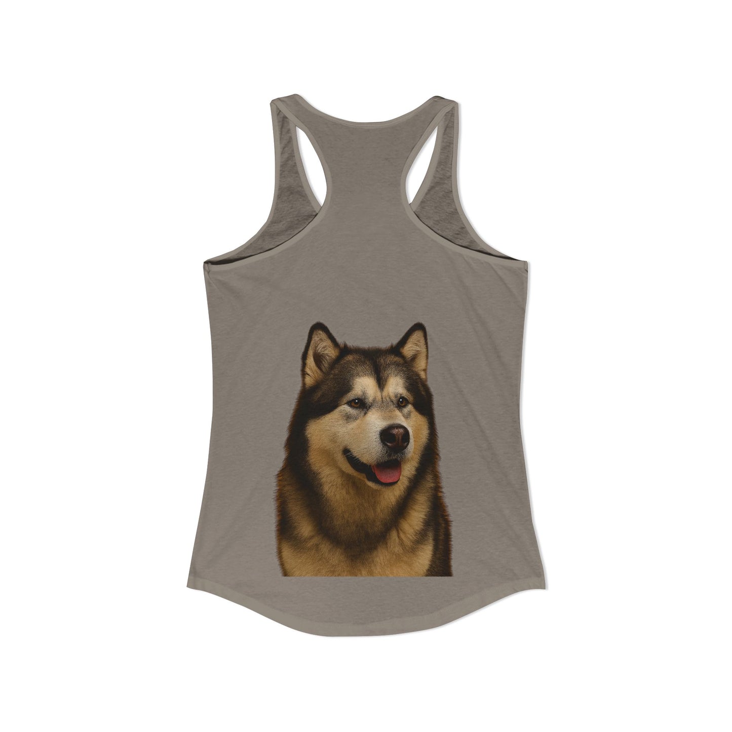 Malamute Head Women's Racerback Tank
