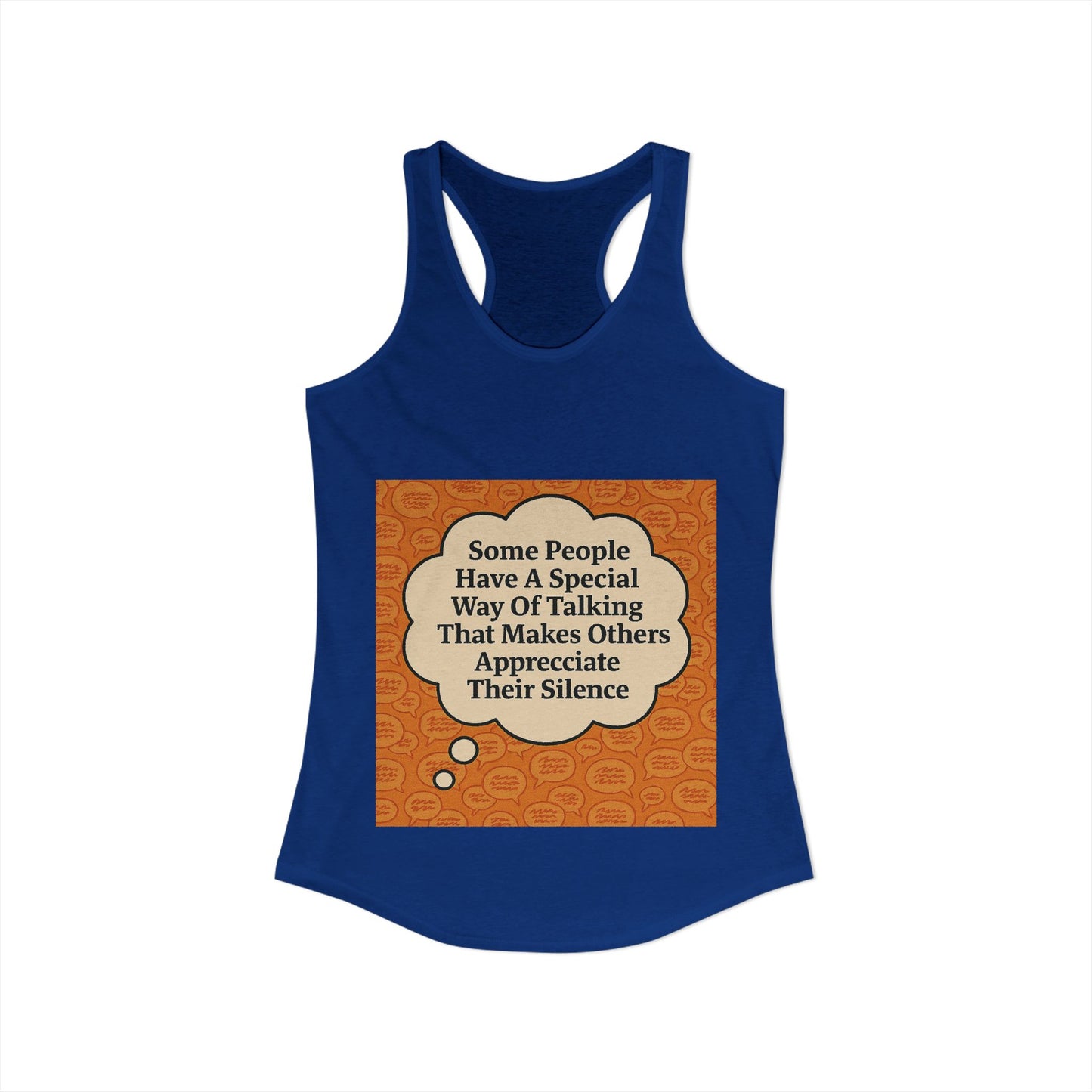 Special Way Of Talking Women's Racerback Tank