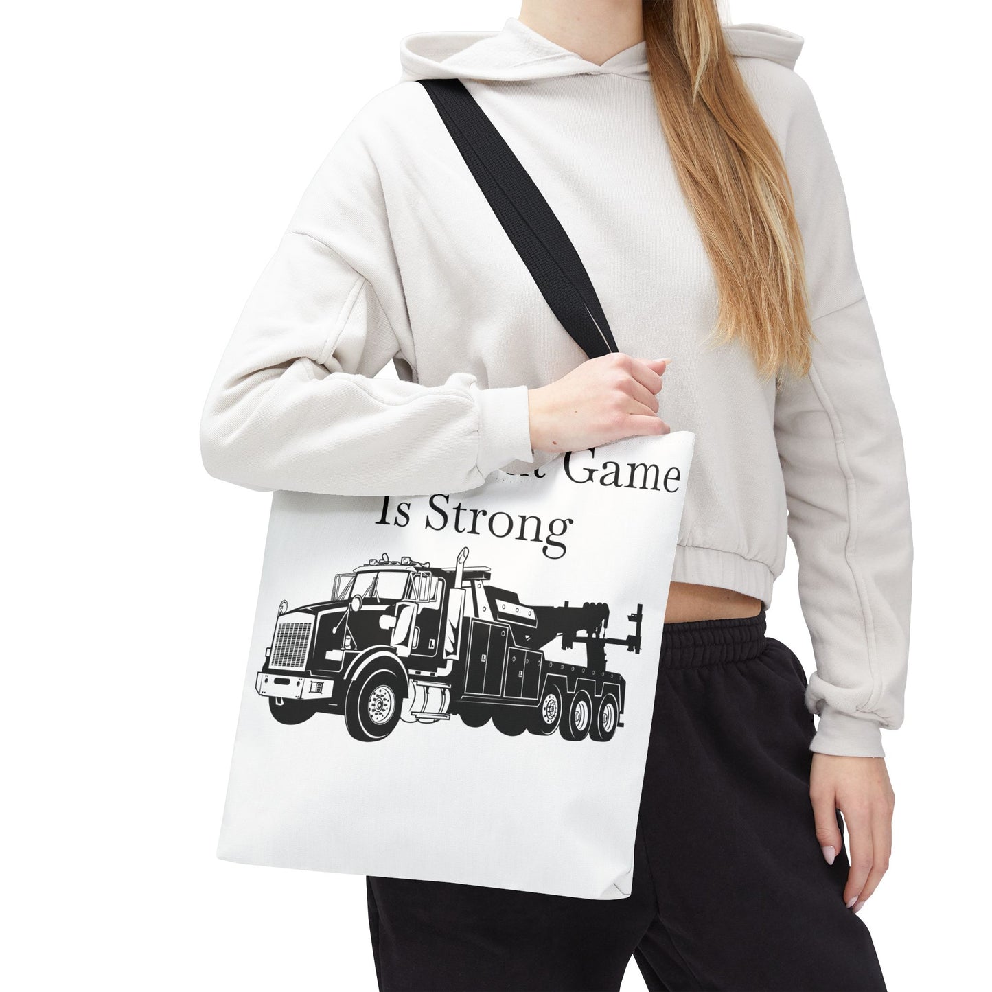 Pull Out Heavy Tow Truck Tote Bag