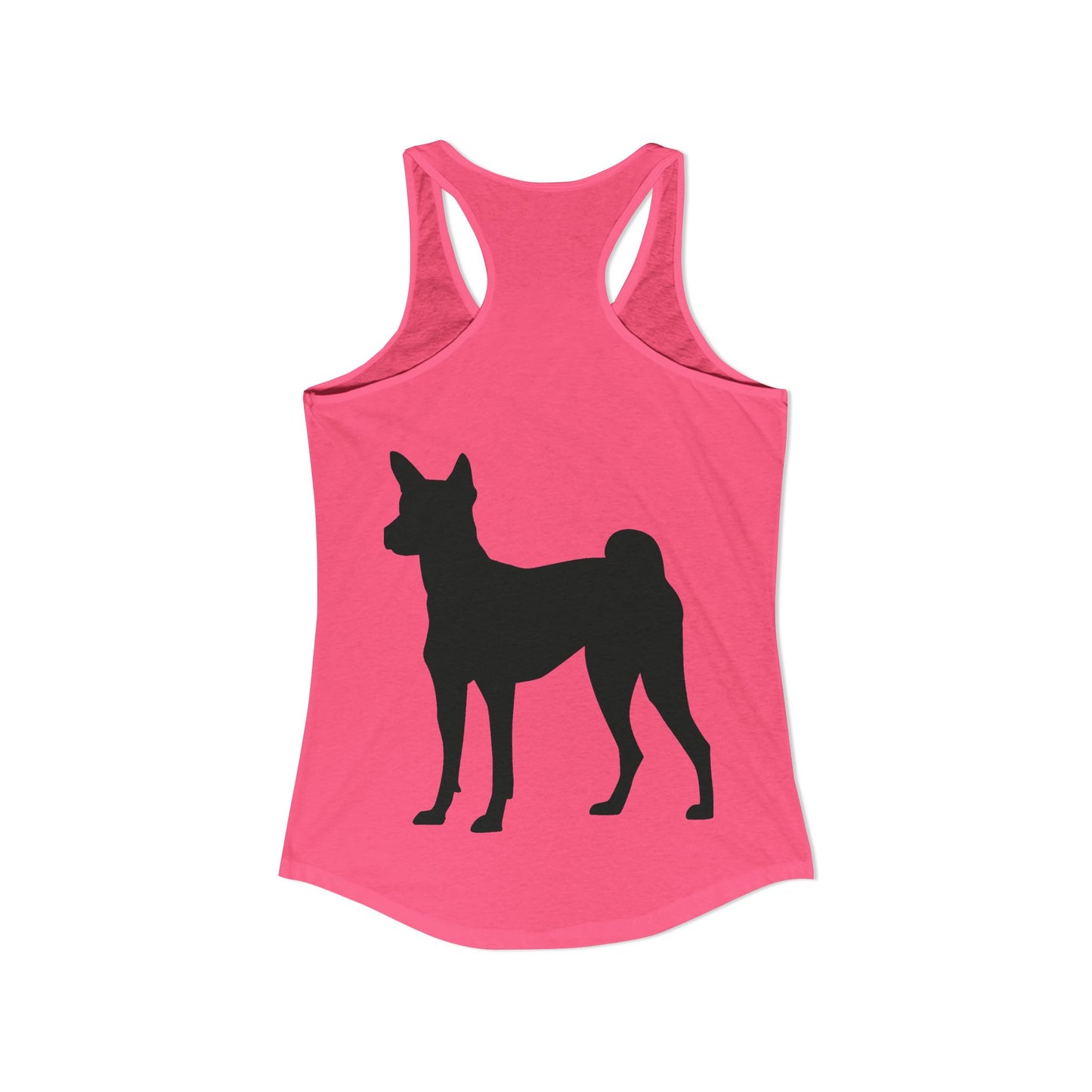 Basenji Silhouette Women's Racerback Tank