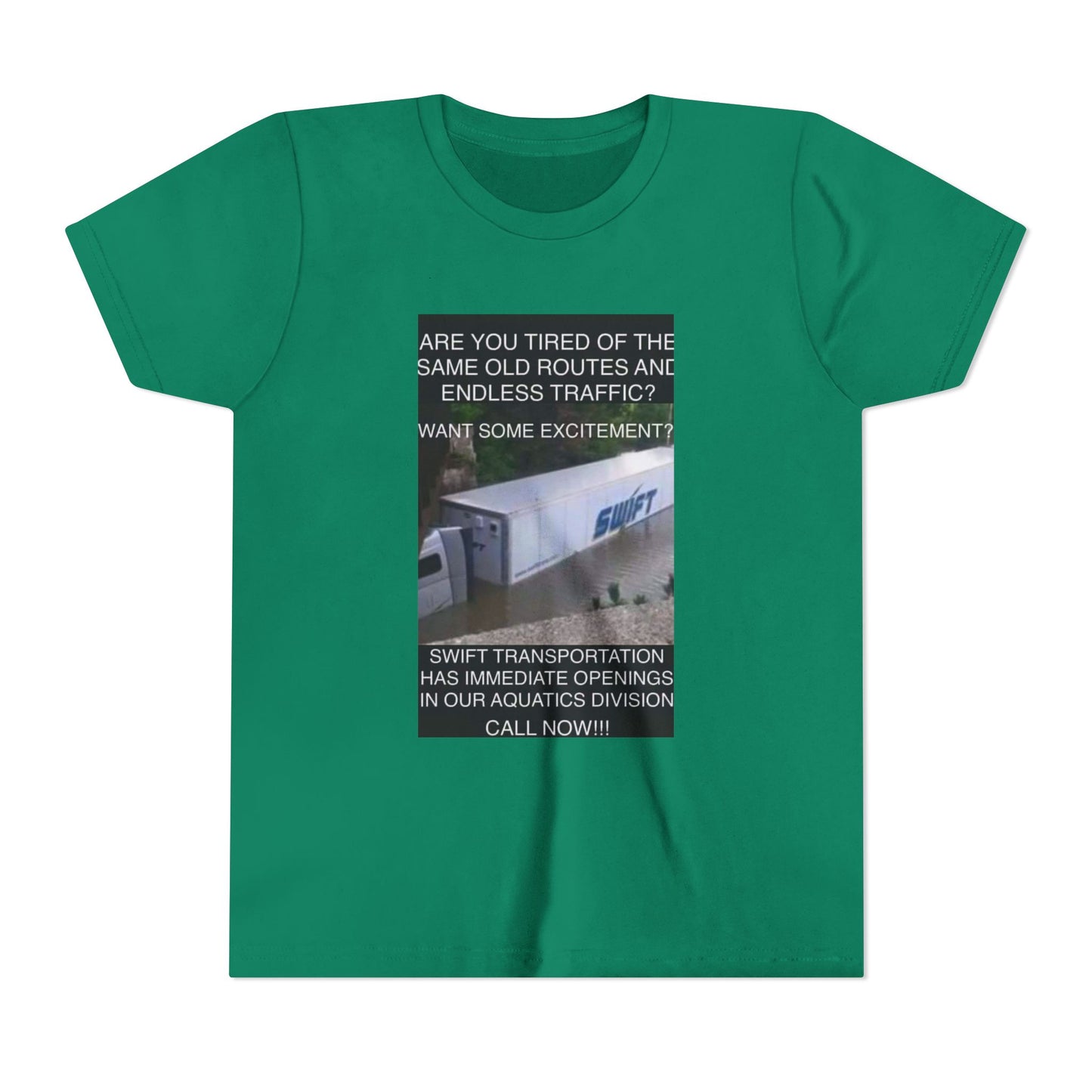 Swift Aquatics Youth Unisex Short Sleeve Crewneck Tee
