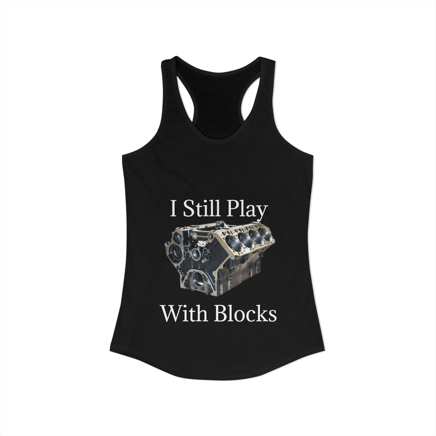 Play With Blocks Women's Racerback Tank