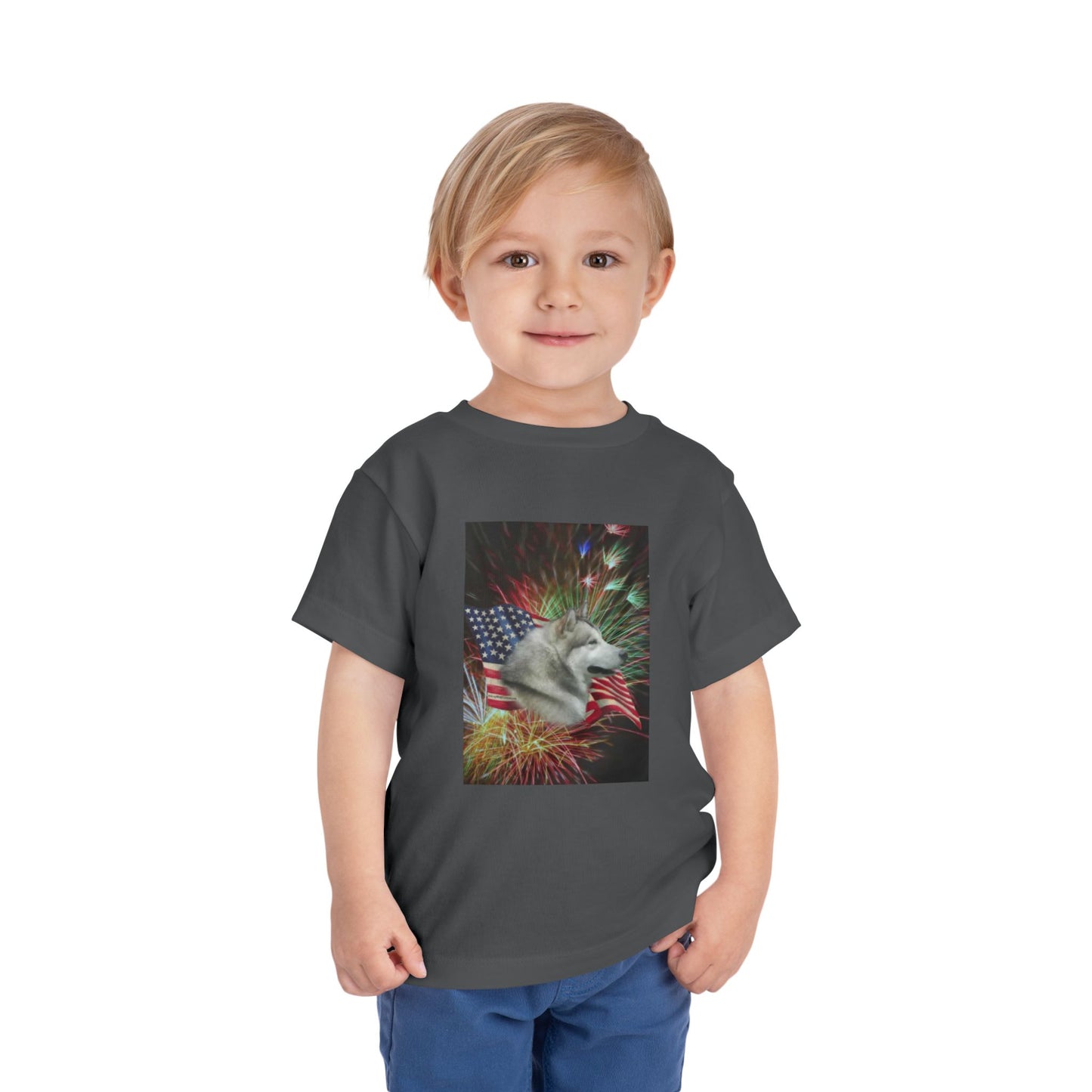 American Malamute Toddler Unisex Short Sleeve Crewneck Tee