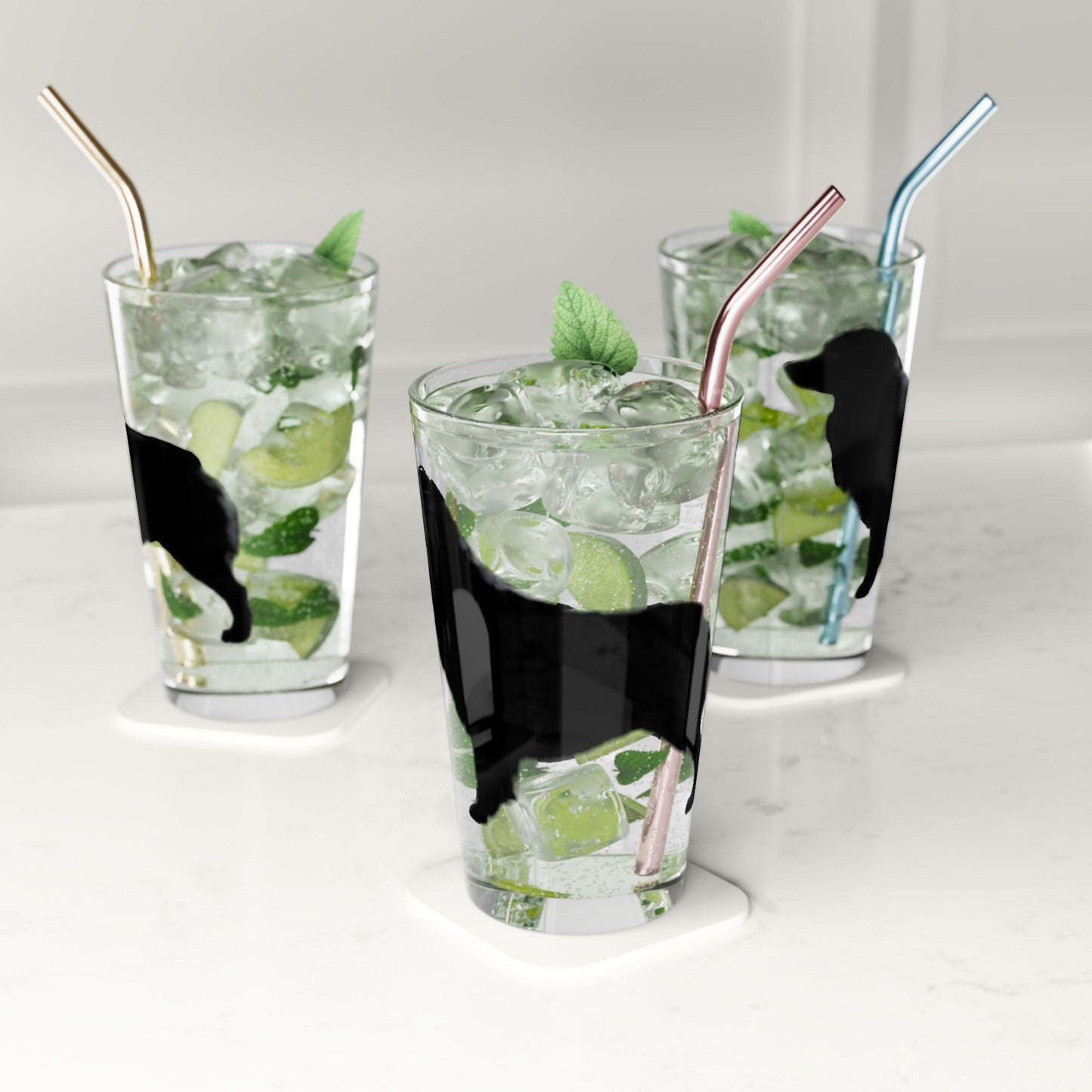 Aussie Silhouette Drinking Glass
