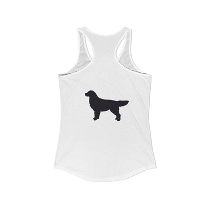 Golden Silhouette Women's Racerback Tank