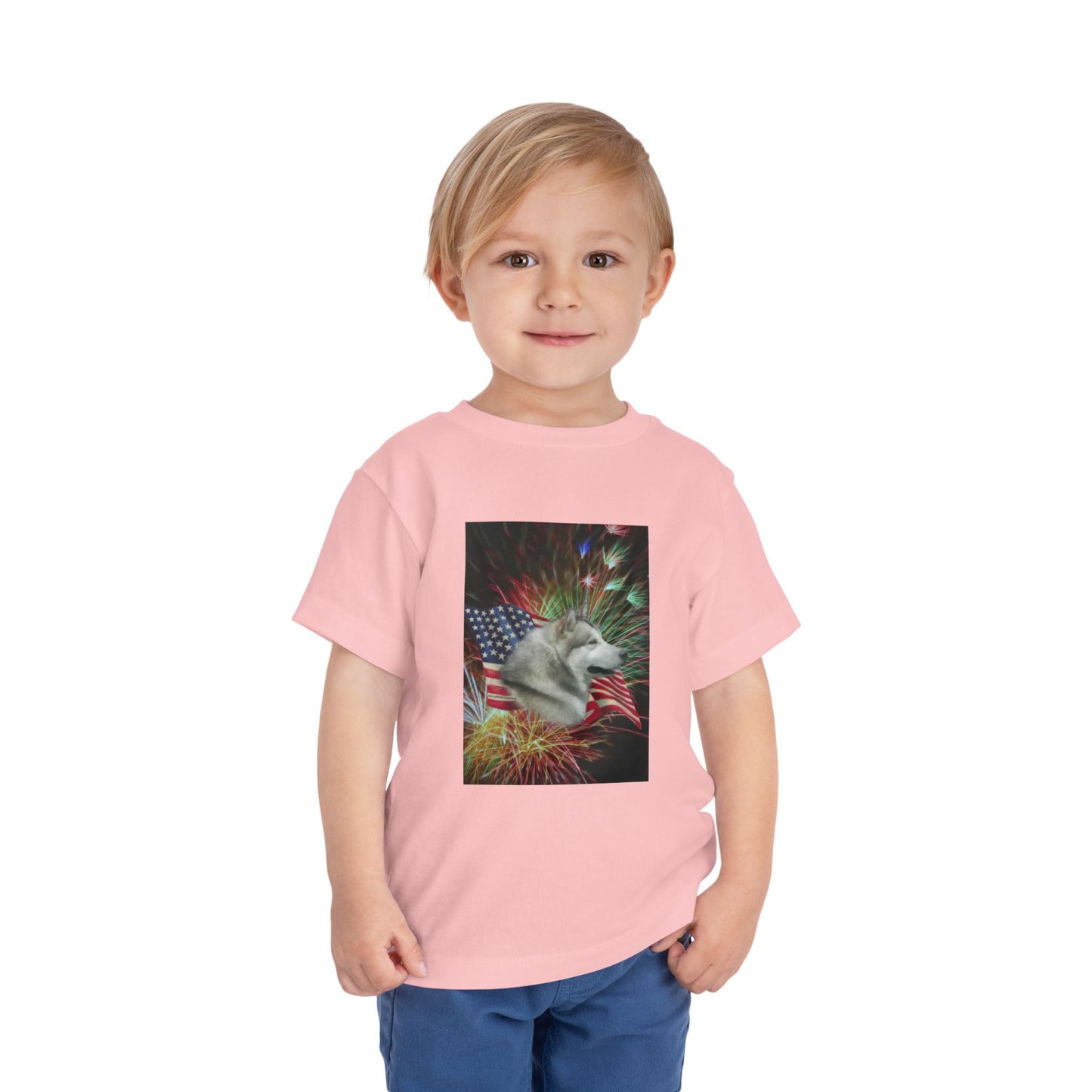 American Malamute Toddler Unisex Short Sleeve Crewneck Tee