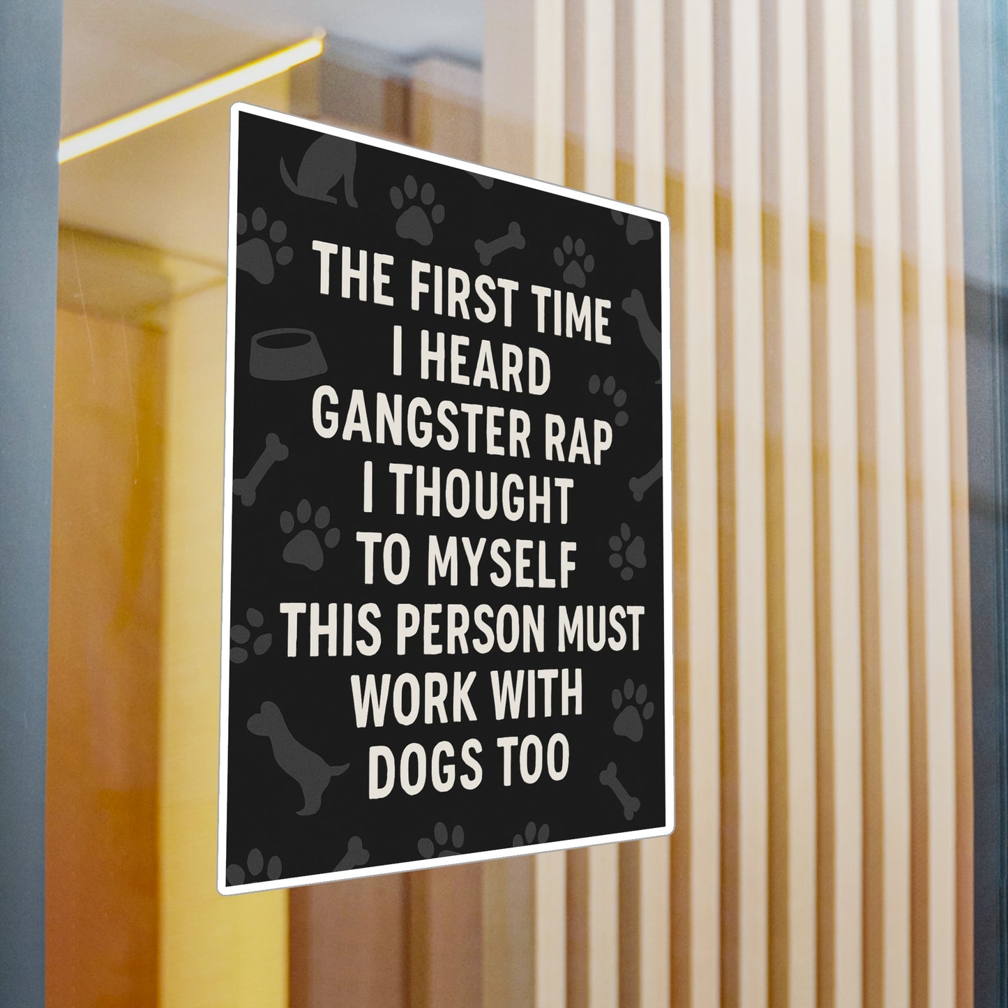 Gangster Rap Vinyl Decal
