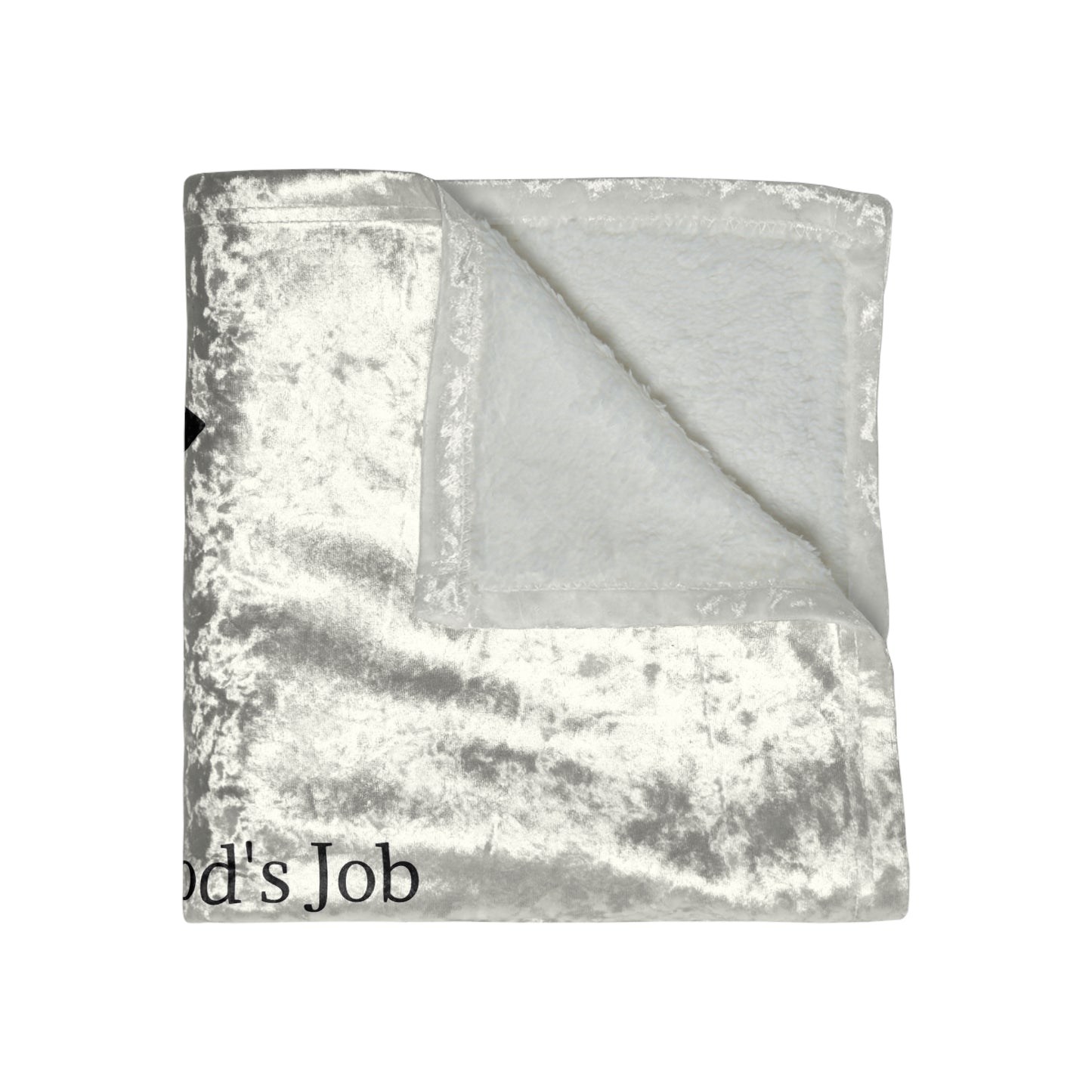 Arrange The Meeting Crushed Velvet Blanket