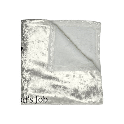 Arrange The Meeting Crushed Velvet Blanket