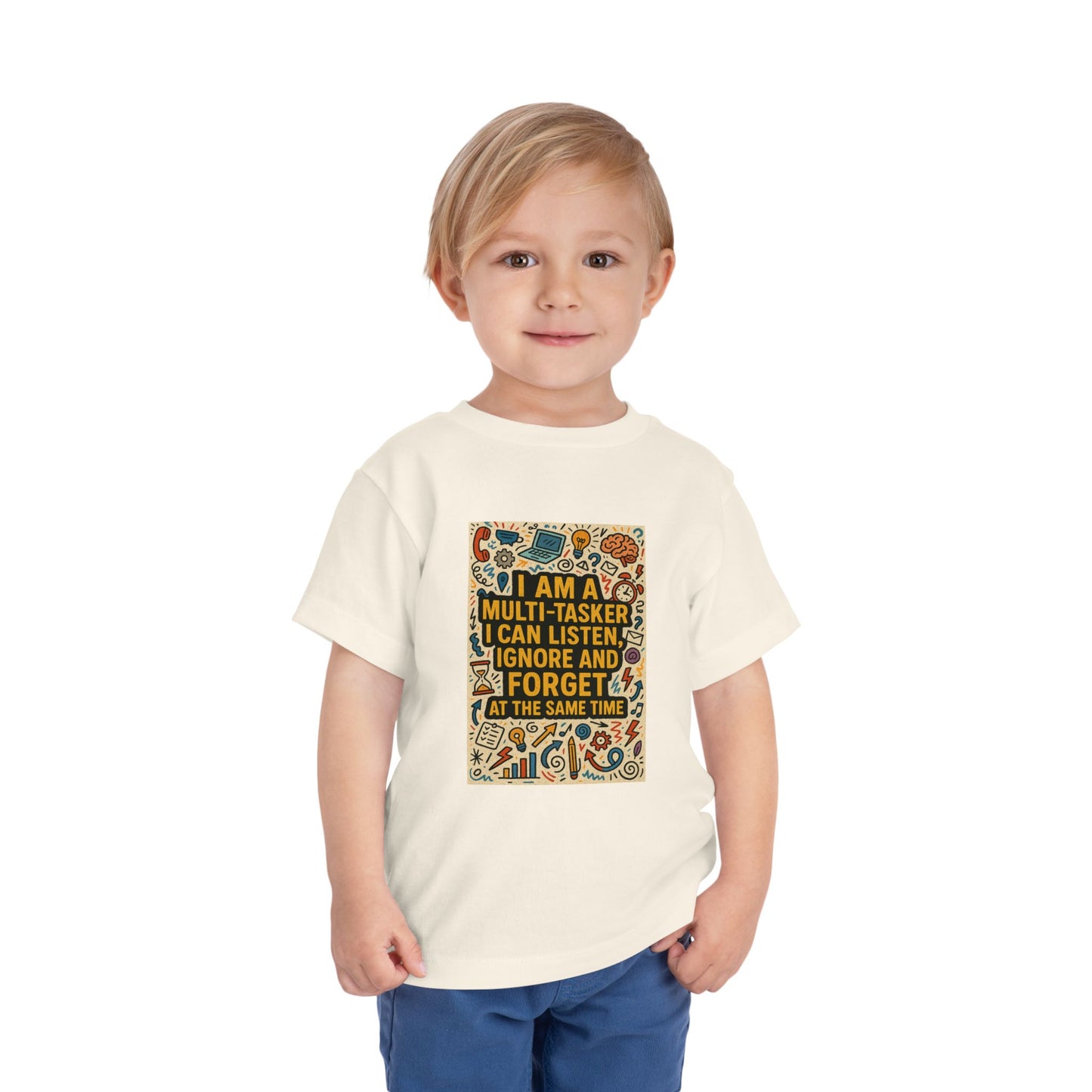 Multi-Tasker Toddler Unisex Short Sleeve Crewneck Tee