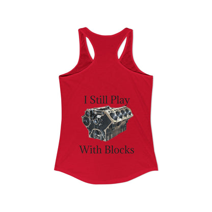 Play With Blocks Women's Racerback Tank