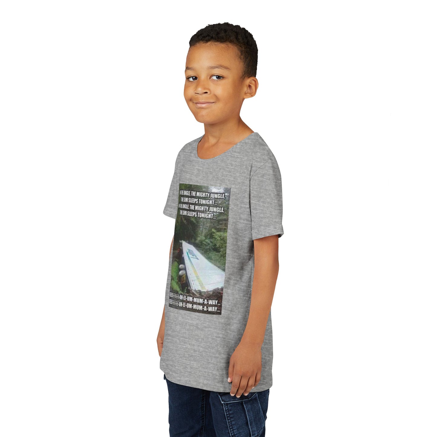 Semi Sleeps Youth Unisex Short Sleeve Crewneck Tee