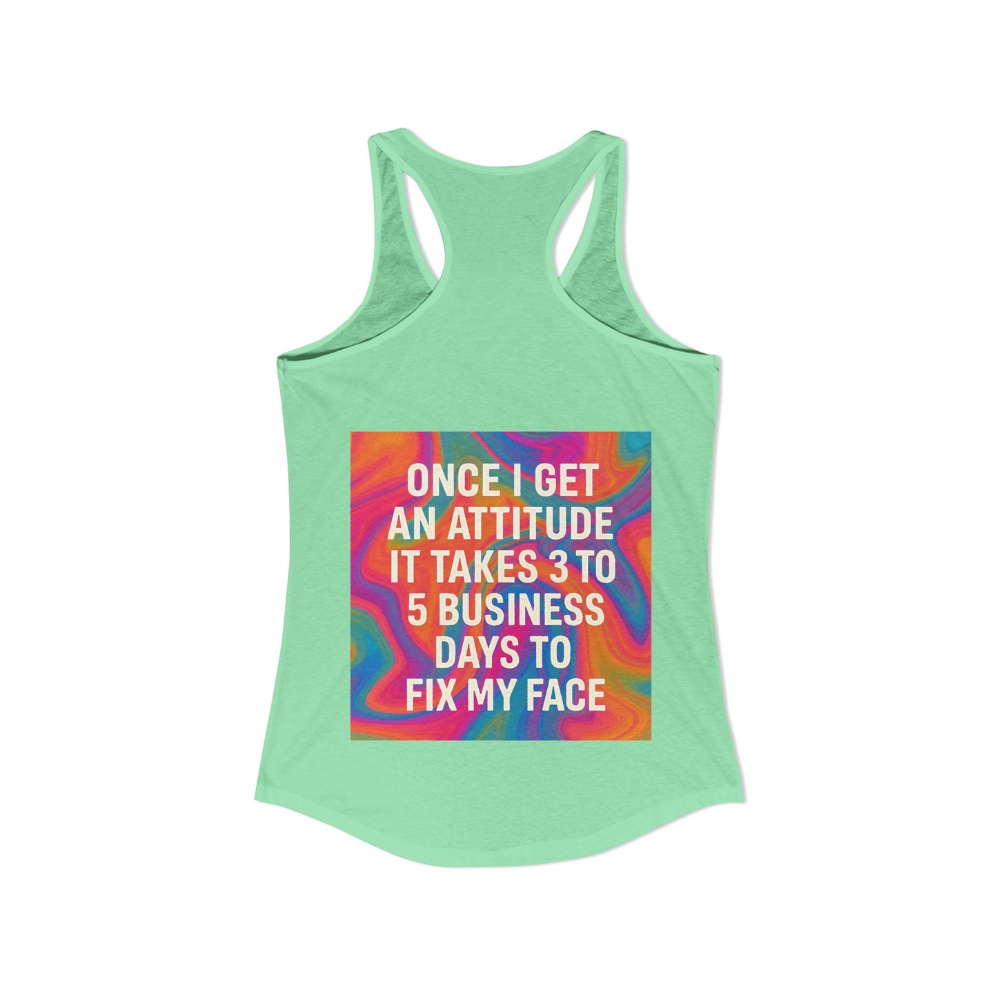 Fix My Face Women's Racerback Tank