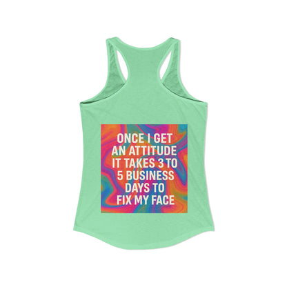 Fix My Face Women's Racerback Tank