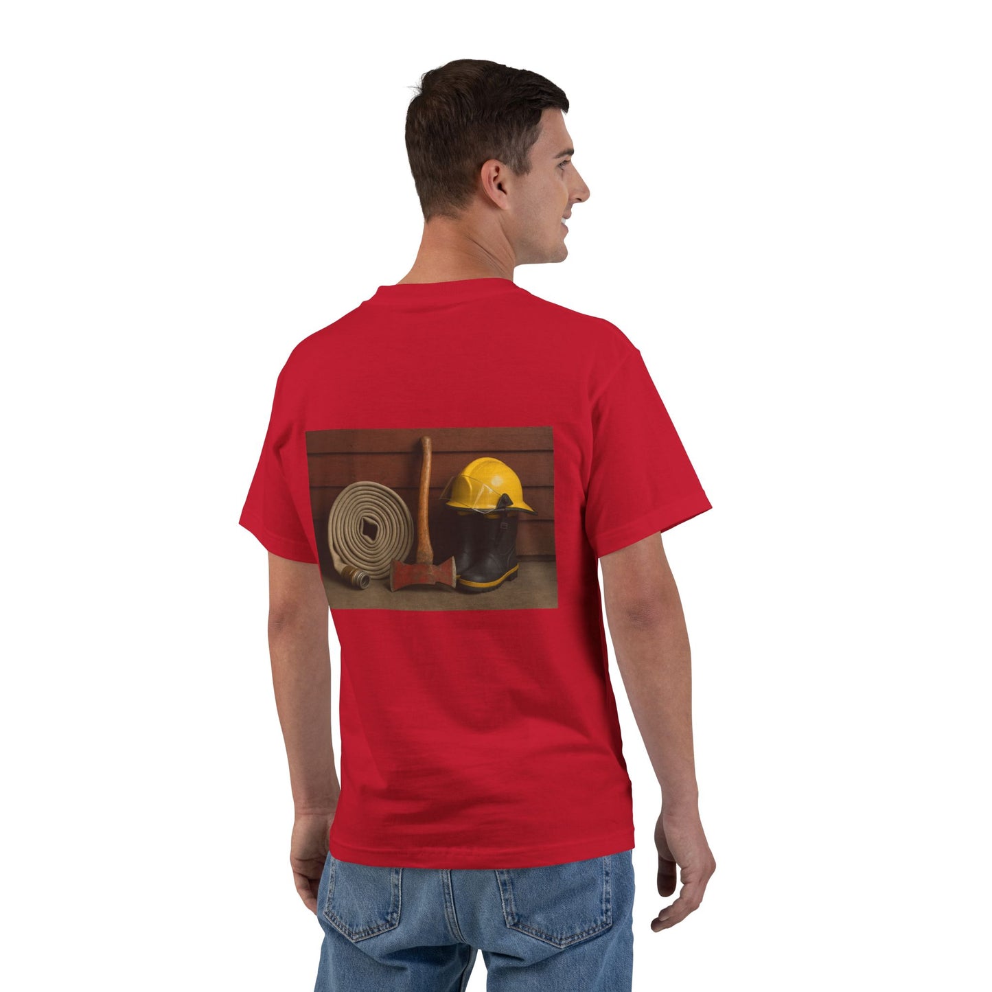 Fire/Rescue Appreciation Men's Short-Sleeve Crewneck Tee
