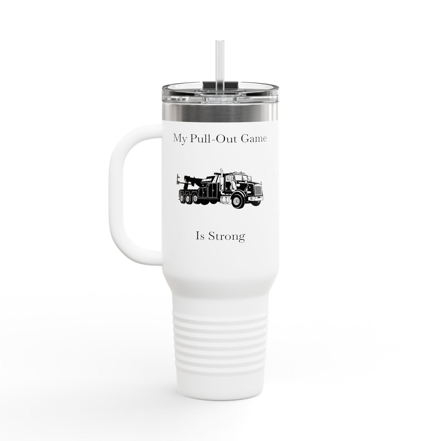 Pull Out Heavy Tow Truck Insulated Travel Mug