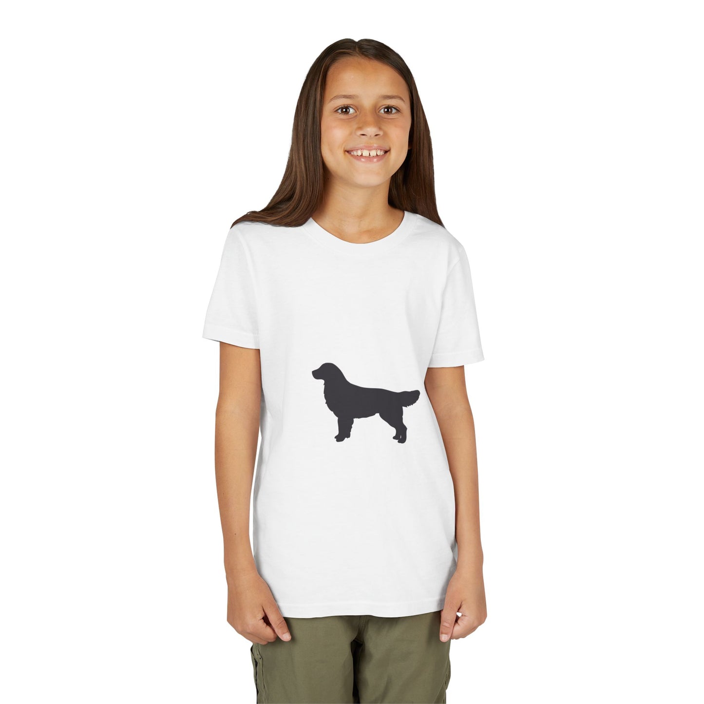 Golden Silhouette Youth Unisex Short Sleeve Crewneck Tee