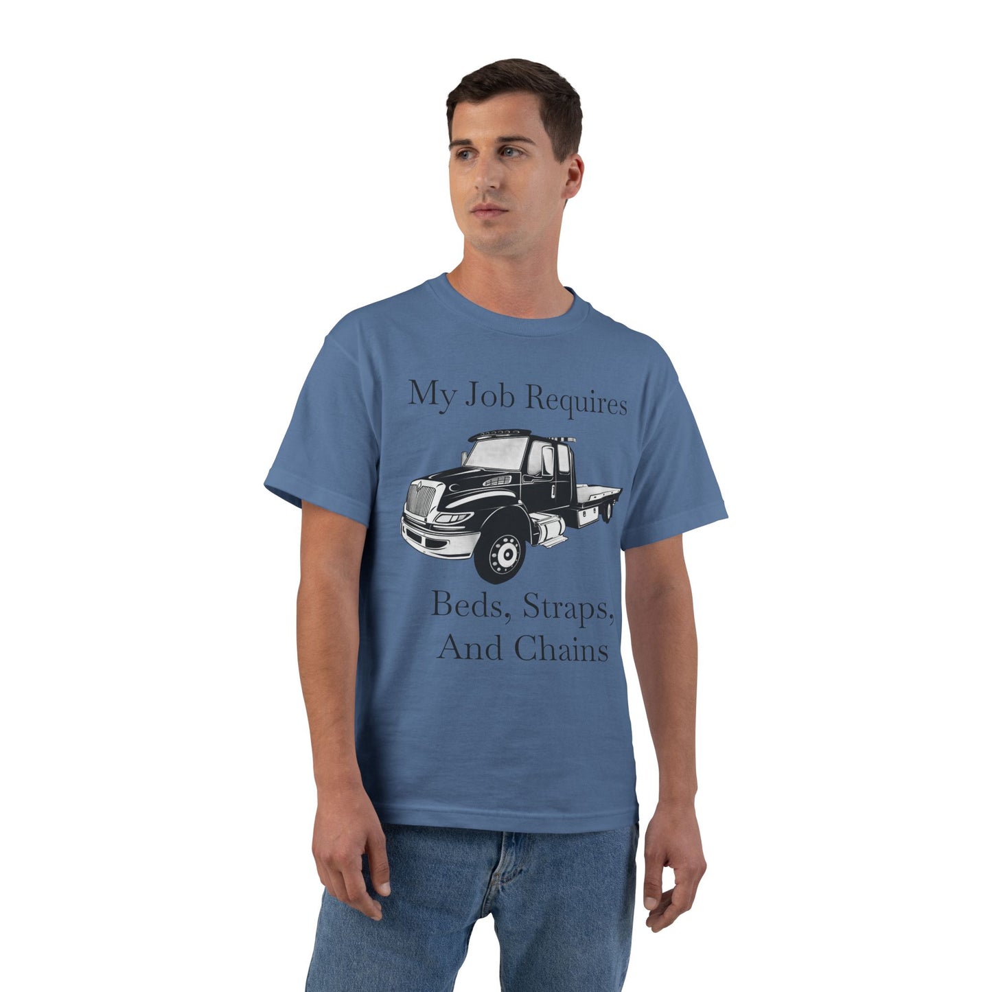 Beds, Straps, And Chains Men's Short-Sleeve Crewneck Tee