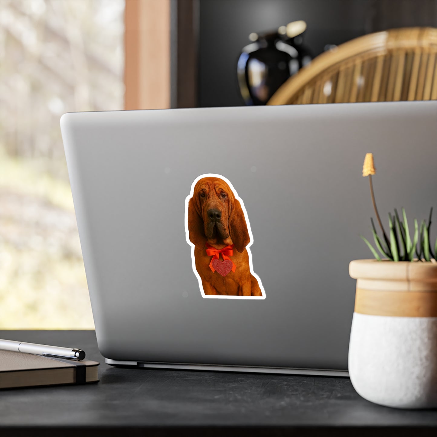 Cupid's Companion Bloodhound Vinyl Decal