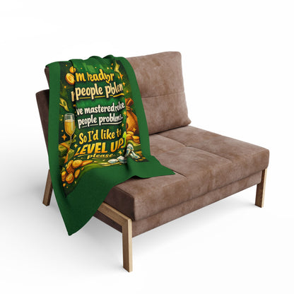 Level Up Arctic Fleece Blanket
