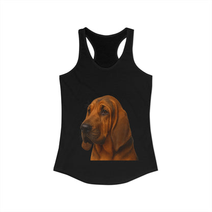 Bloodhound Head Women's Racerback Tank