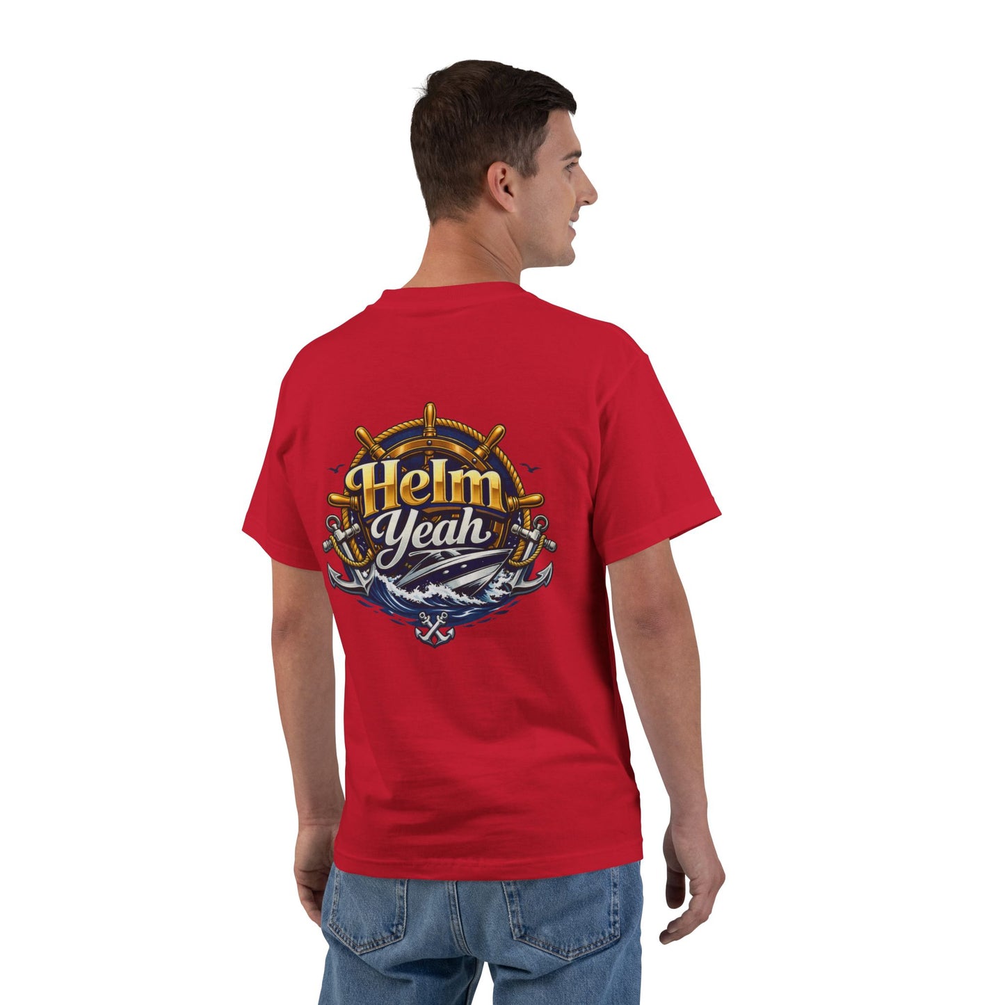 Helm Yeah Men's Short-Sleeve Crewneck Tee