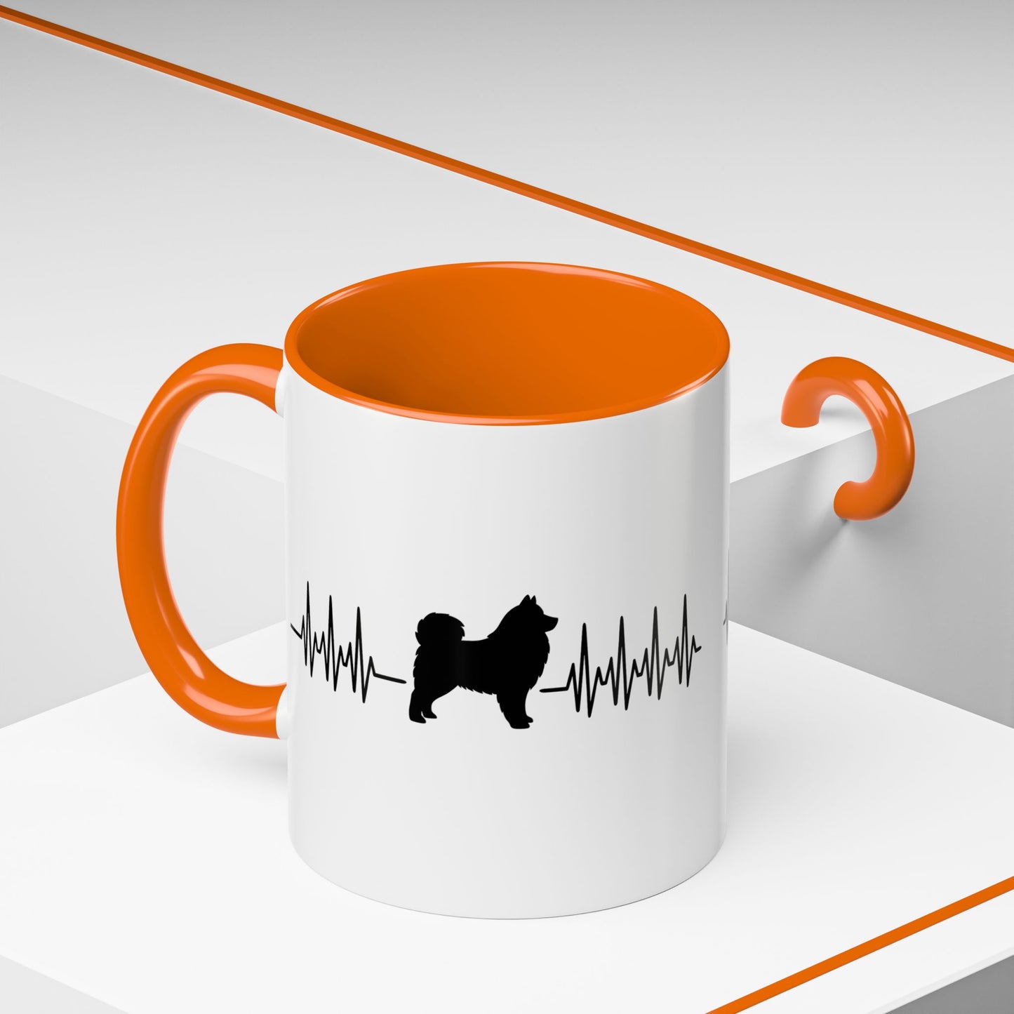 My Heart Beats For Samoyeds 2-Tone Coffee Mug