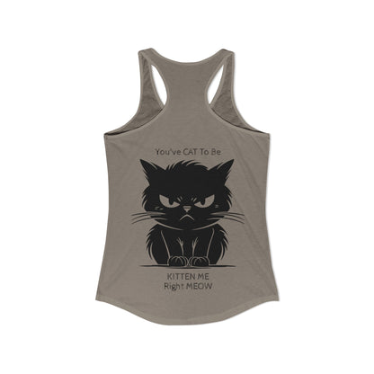 KITTEN Me Women's Racerback Tank