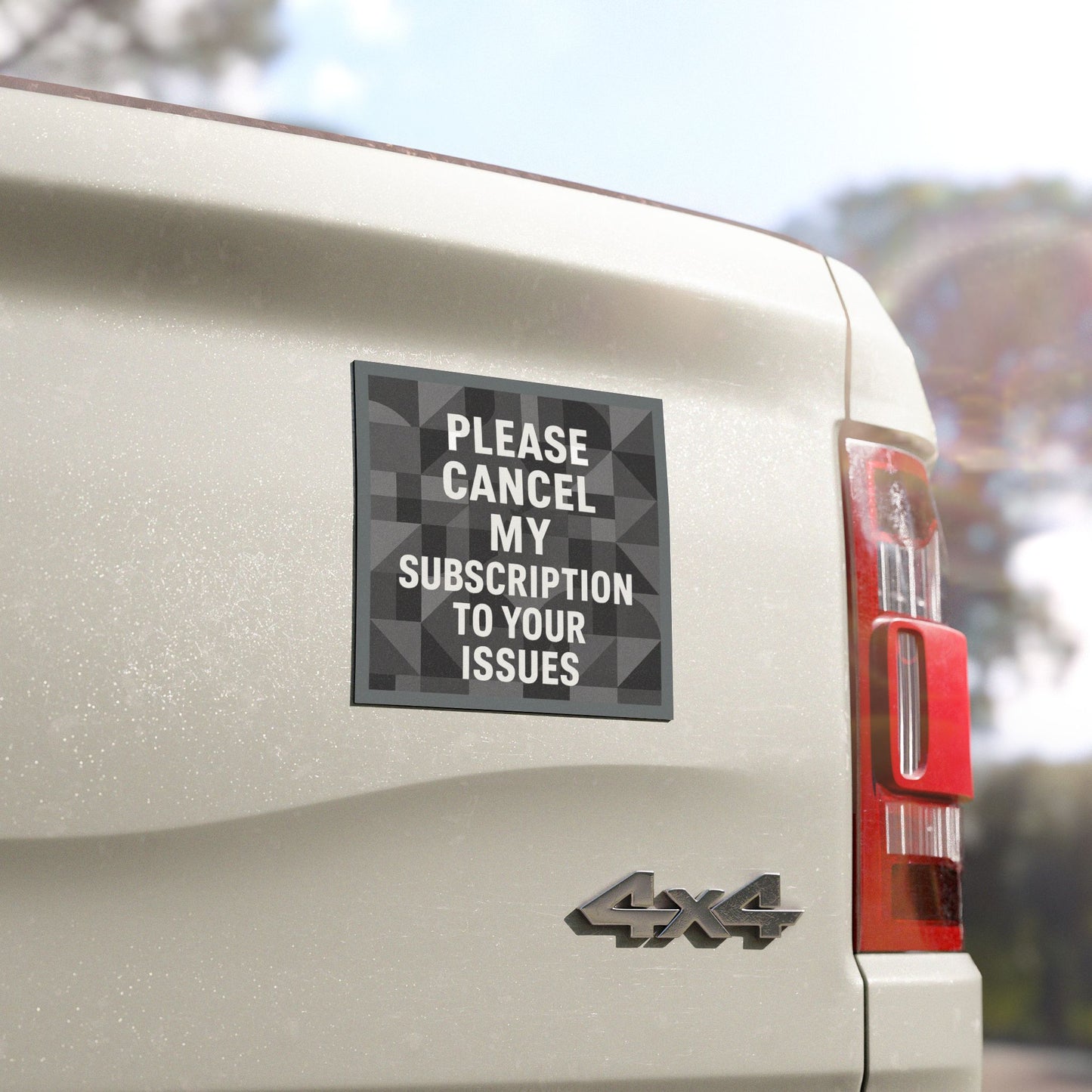 Cancel My Subscription Indoor/Outdoor Magnet