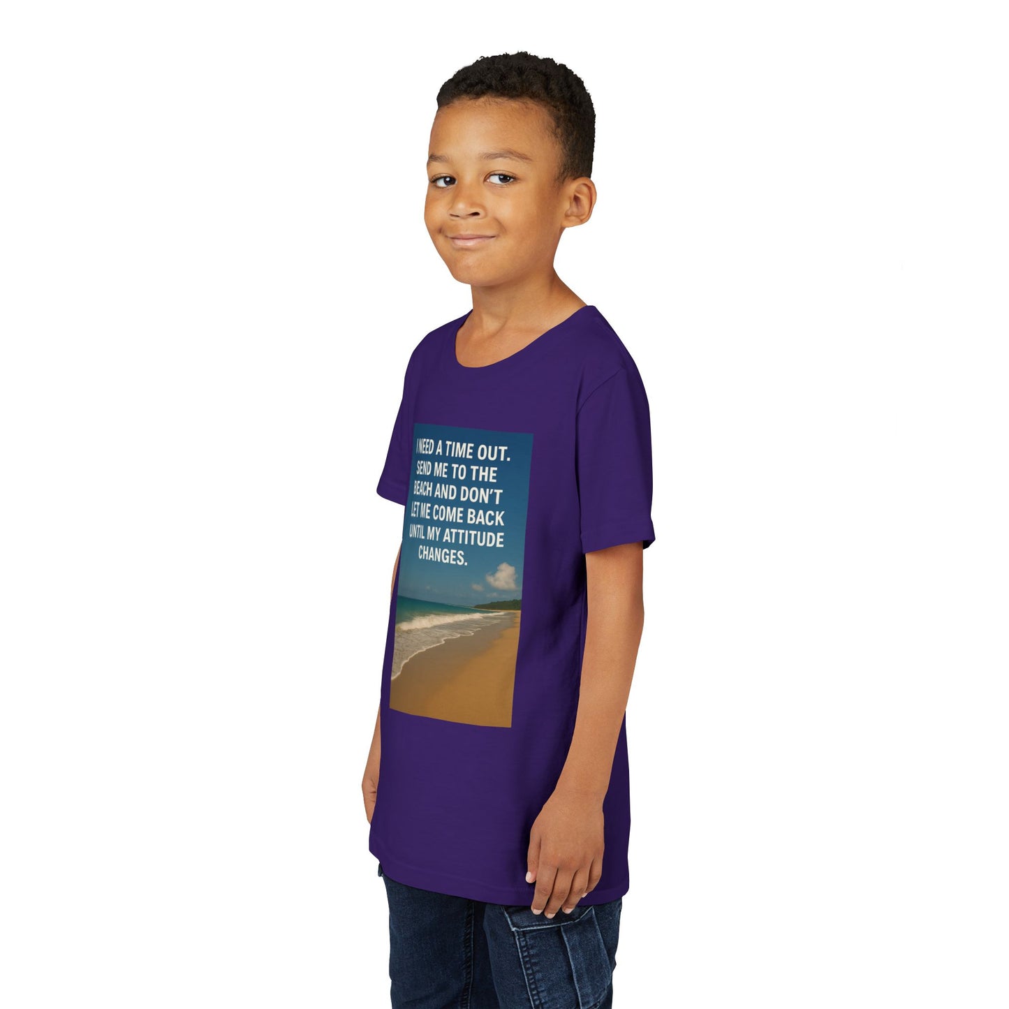 Time Out Youth Unisex Short Sleeve Crewneck Tee