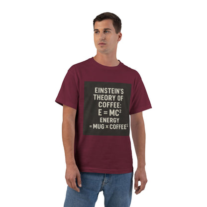 Einstein's Theory Of Coffee Men's Short-Sleeve Crewneck Tee