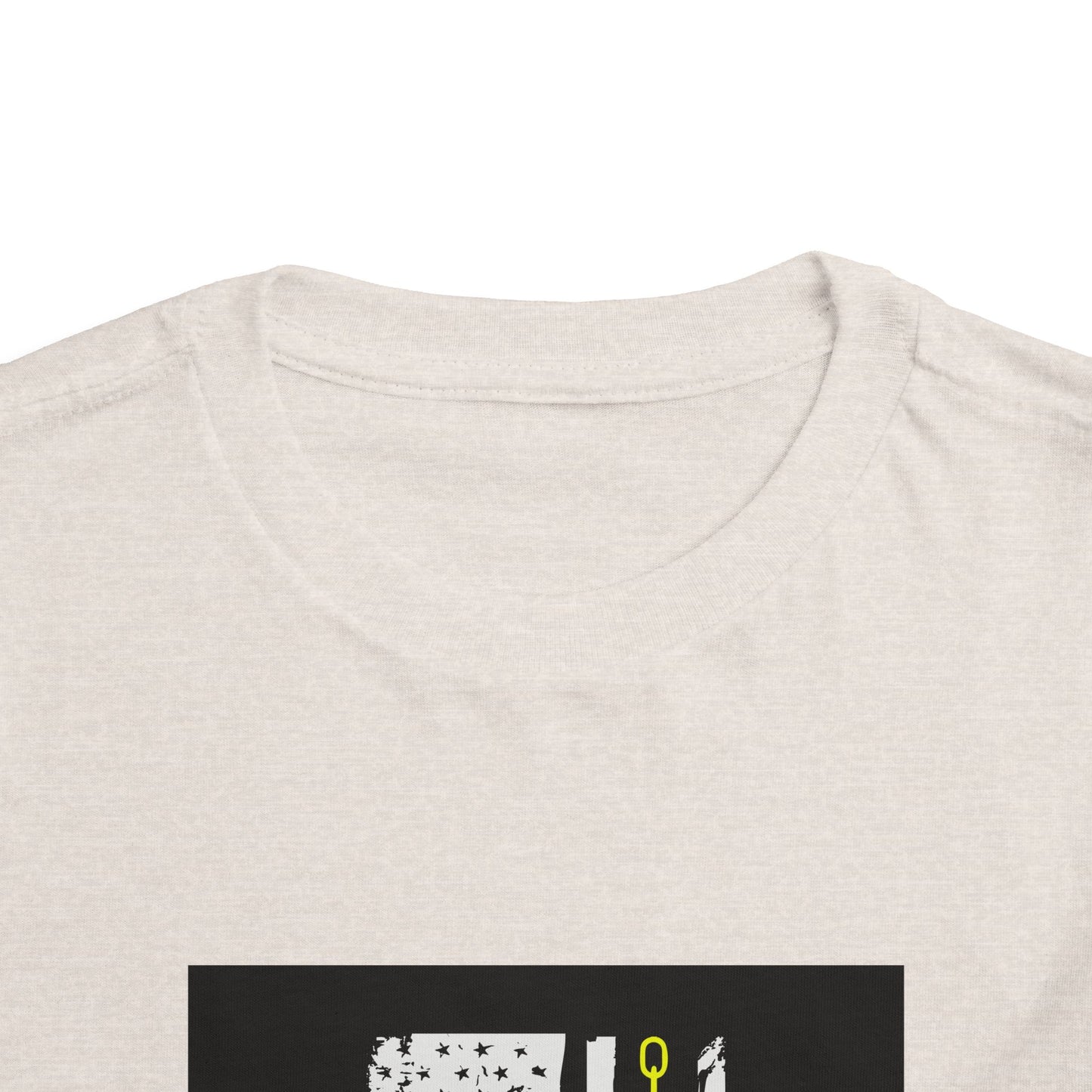 Thin Yellow Line Toddler Unisex Short Sleeve Crewneck Tee