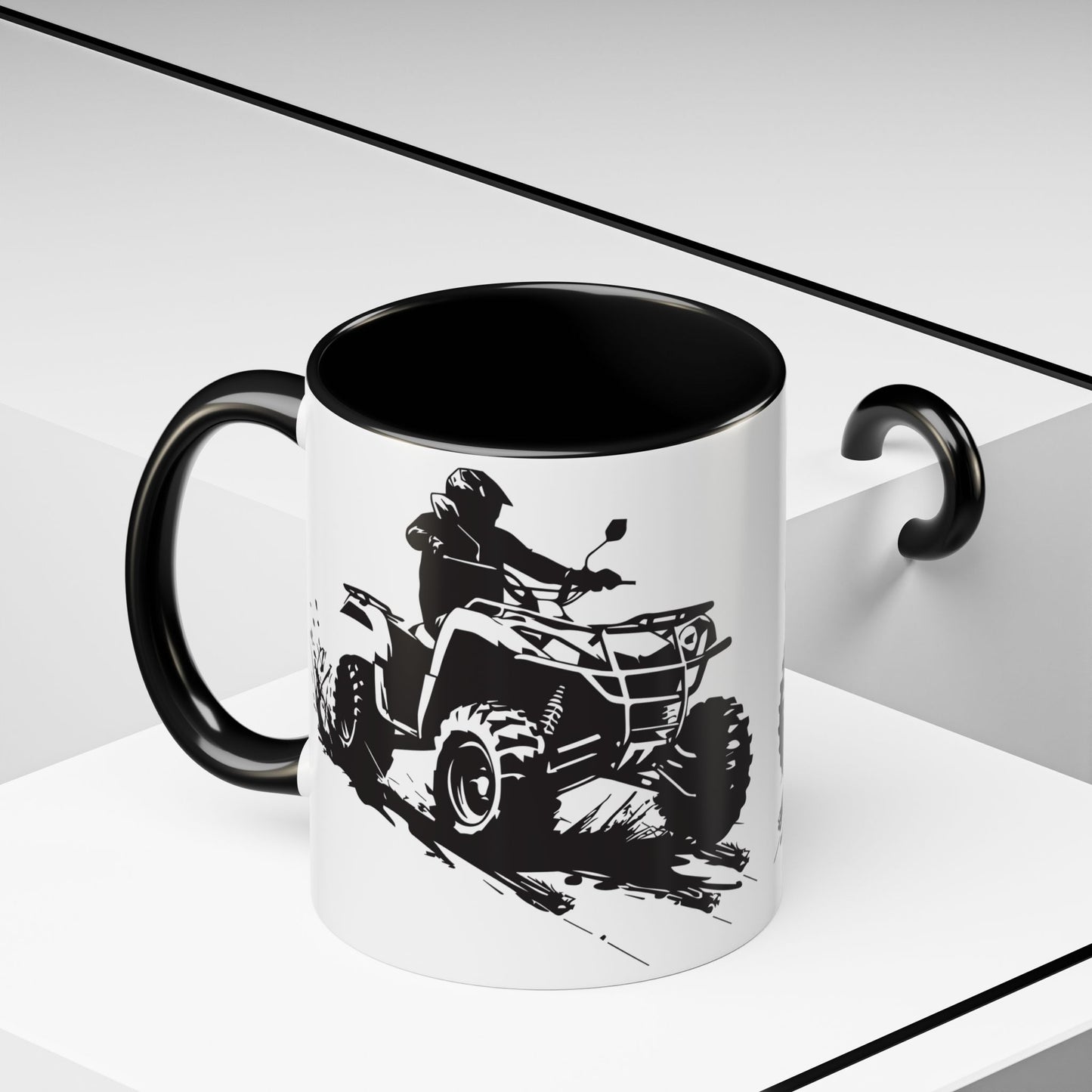 Slingin' Mud Quad 2-Tone Coffee Mug