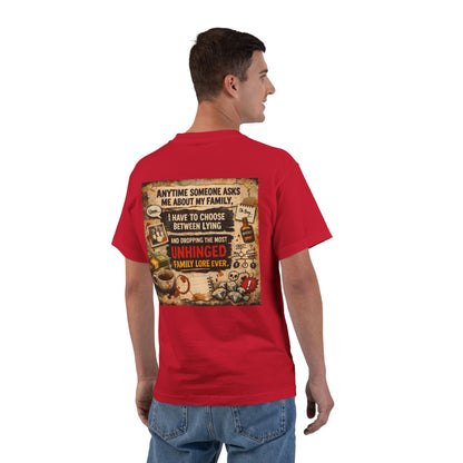 Unhinged Family Men's Short-Sleeve Crewneck Tee