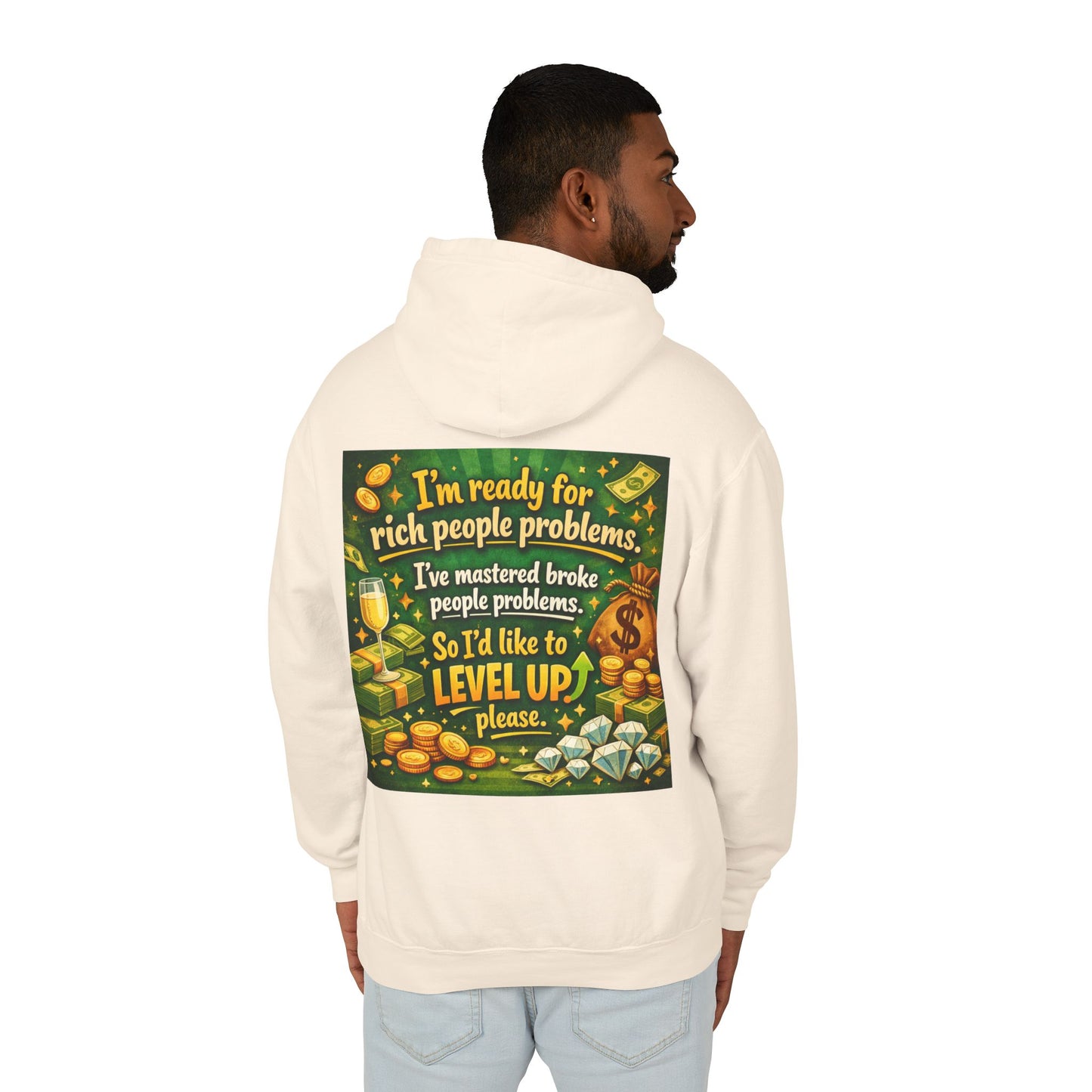 Level Up Unisex Lightweight Hoodie