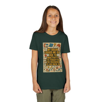 Logged Out Youth Unisex Short Sleeve Crewneck Tee