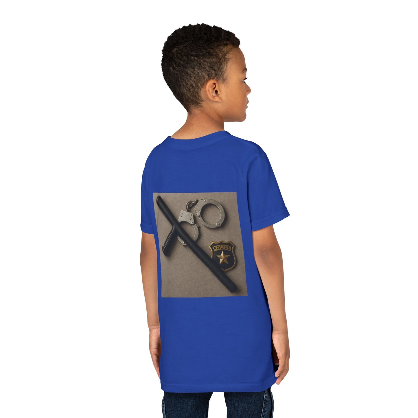 Law Enforcement Appreciation Youth Unisex Short Sleeve Crewneck Tee