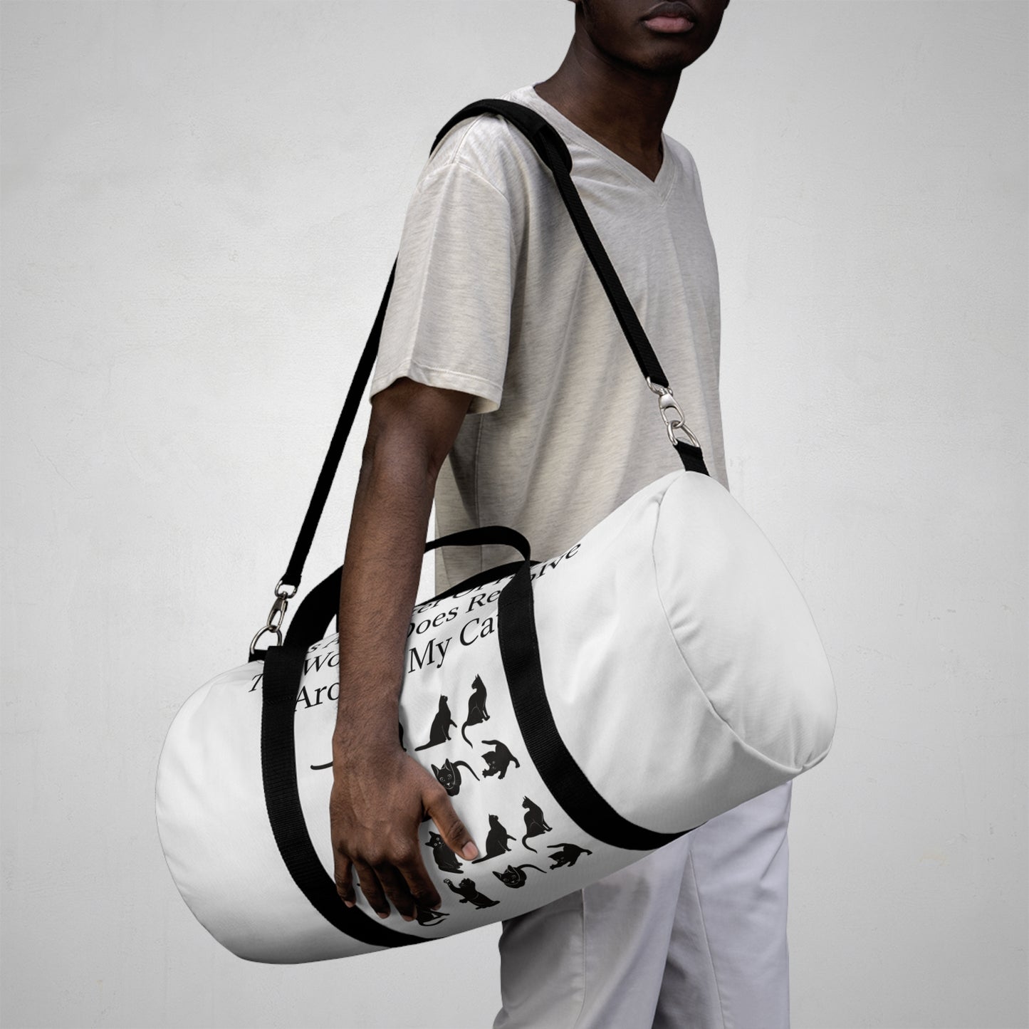 Matter Of Fact Cat Duffel Bag