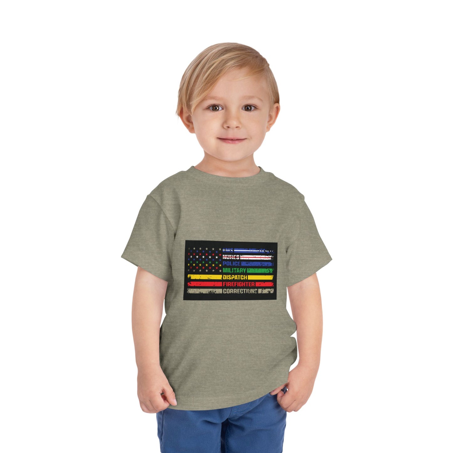 First Responder Toddler Unisex Short Sleeve Crewneck Tee