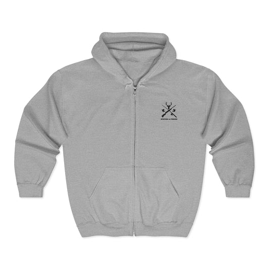 Hunting/Fishing Unisex Full Zip Hoodie