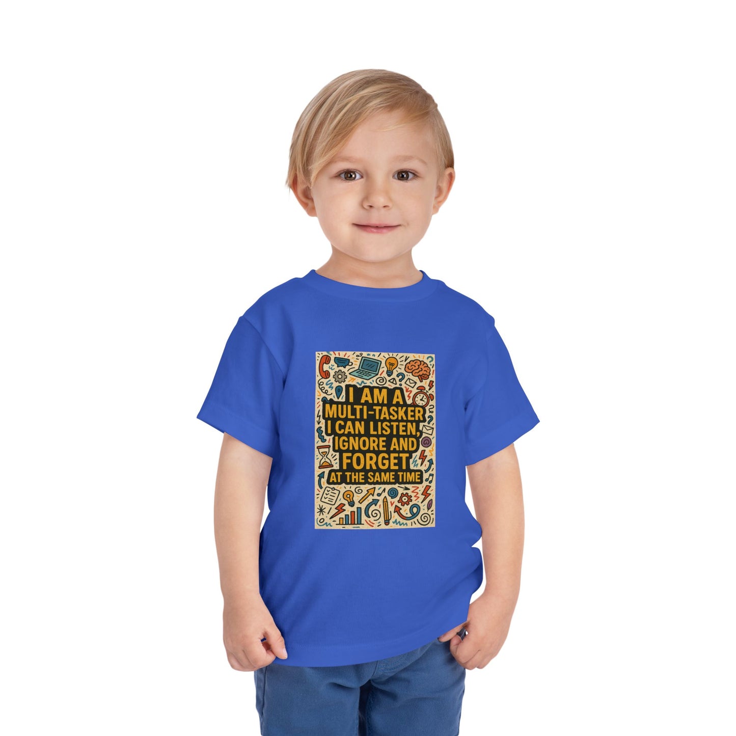 Multi-Tasker Toddler Unisex Short Sleeve Crewneck Tee